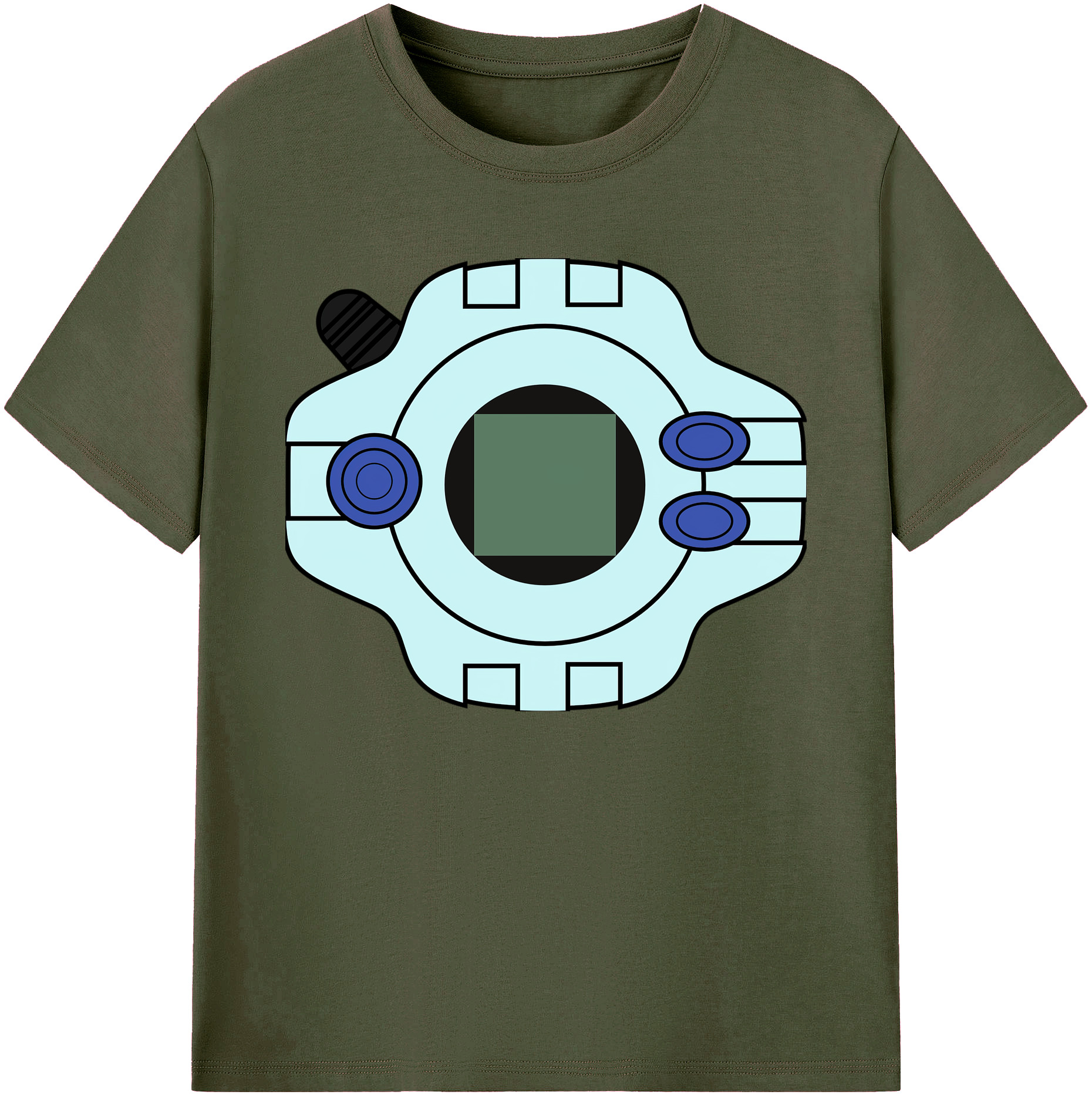 （画像用） Digimon デジタルモンスター/デジモン 綿100％ メンズ半袖Tシャツ｜肌触りやわらか＆通気性